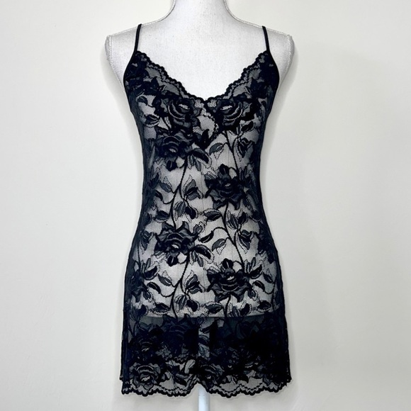 Victoria’s Secret Goth Rose Slip Dress - Picture 1 of 6